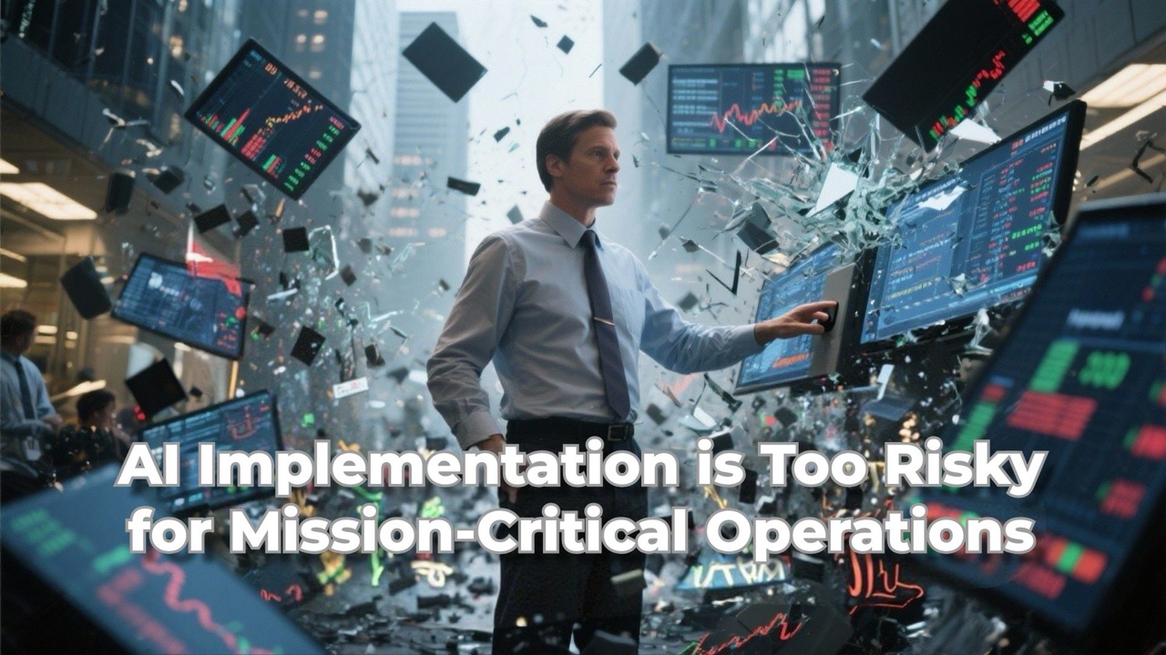 AI Implementation is Too Risky for Mission-Critical Operations